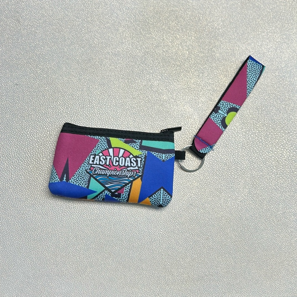 East coast championship cheer wristlet change purse  nwot